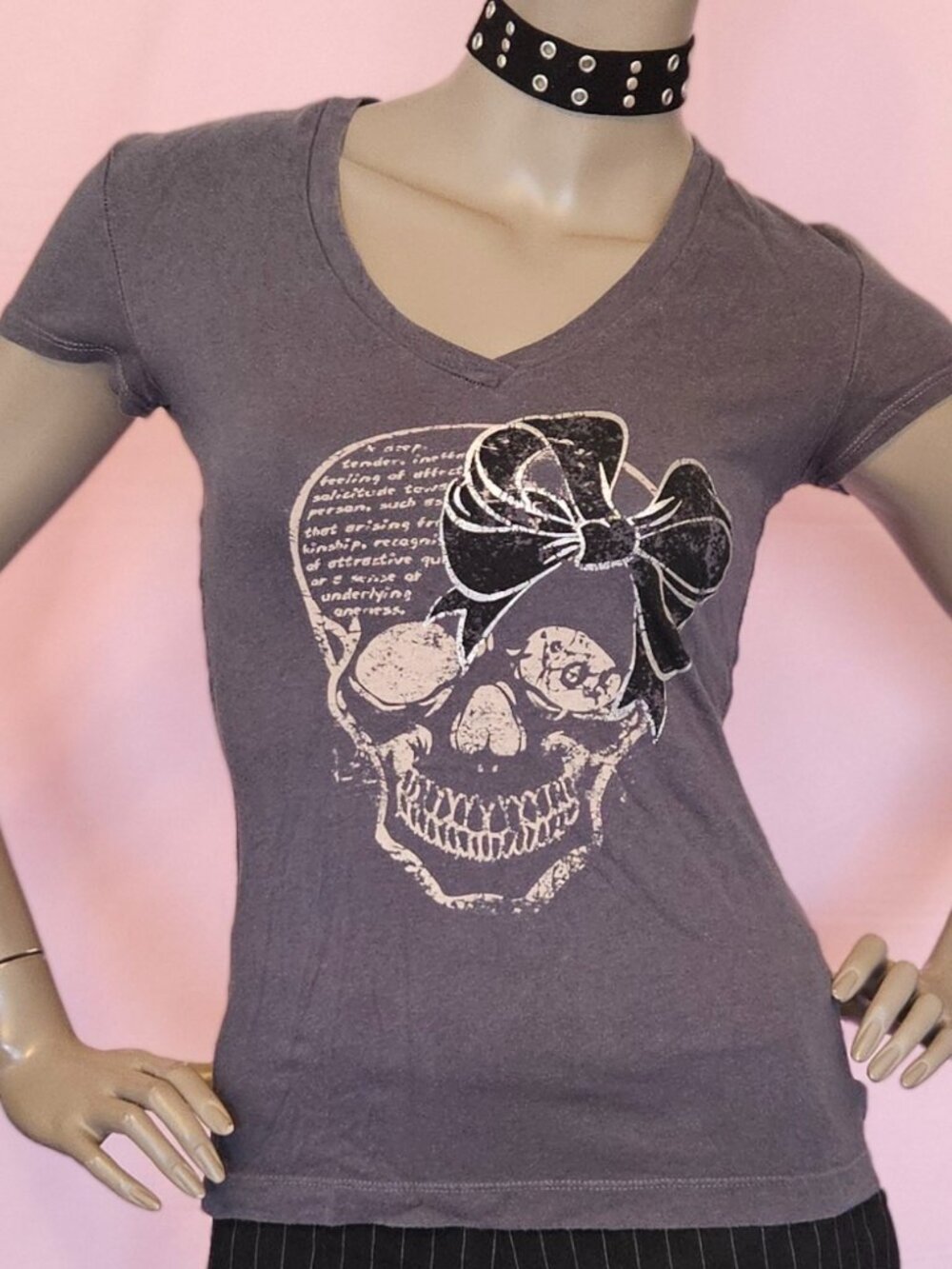 Grunge Graphic Skull Tee